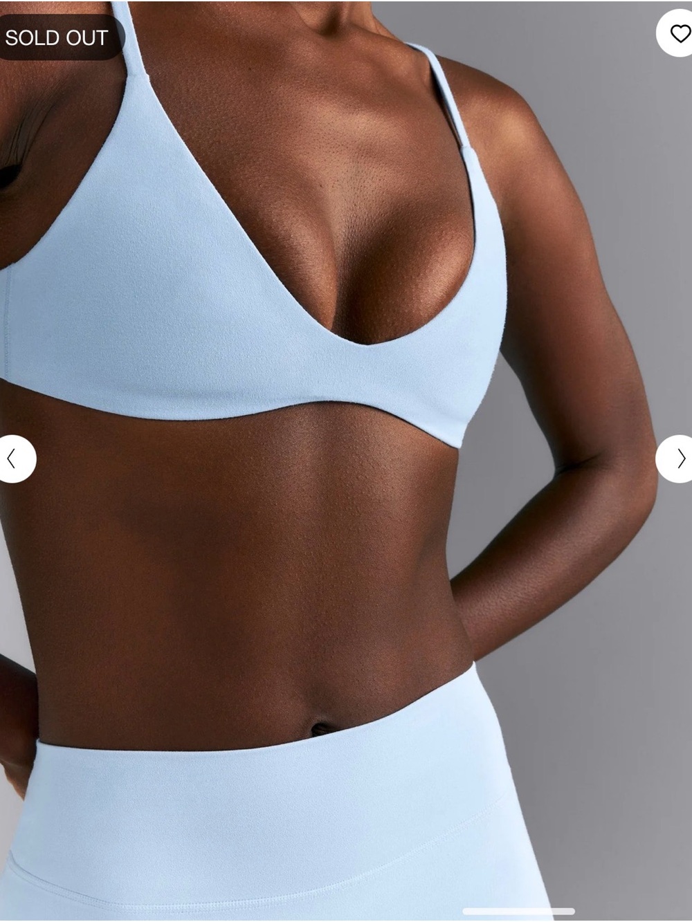 SoftMotion™ Strappy Scoop Bralette Mist Blue